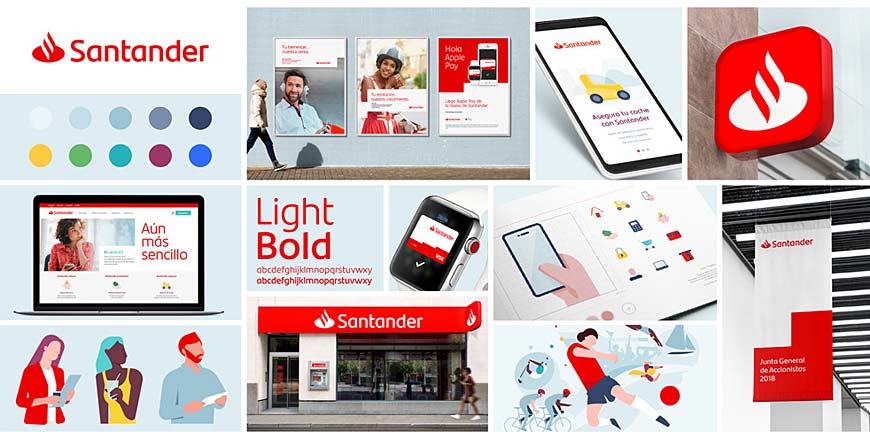 西班牙Santander銀行LOGO設計，改善用戶體驗是王道-6